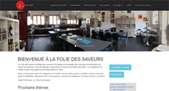 Desktop Screenshot of lafoliedes-saveurs.ch